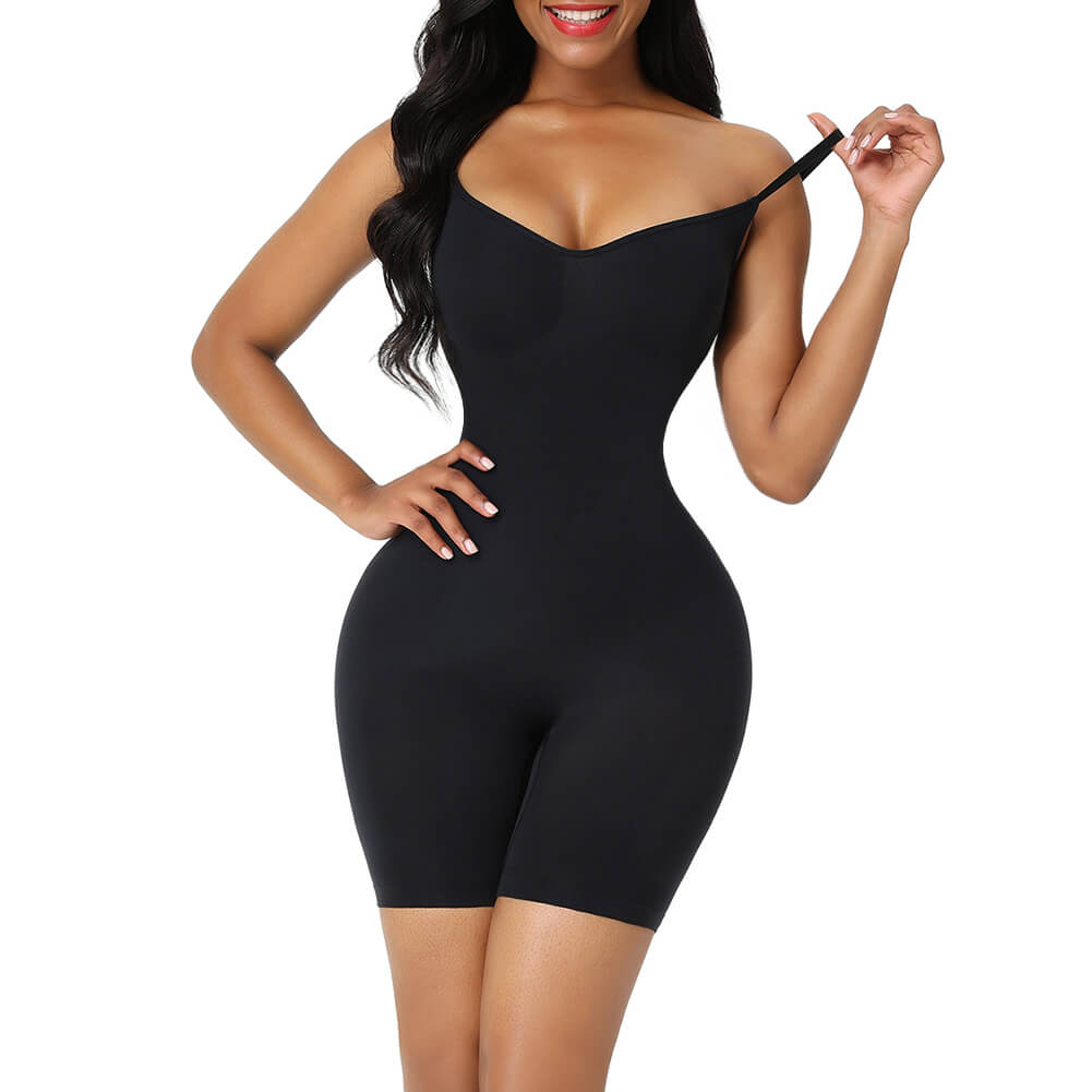 The Sculpt Perforated Outer Body Shapewear Bodysuit